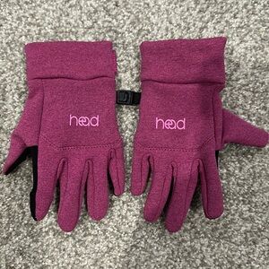 Head Pink Touchscreen Gloves - Youth Medium